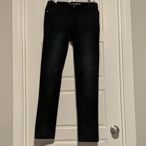 Dark Blue Straight Leg Jeans